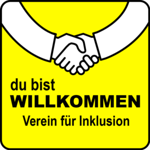 Inklusions-Button – Du bist willkommen!
